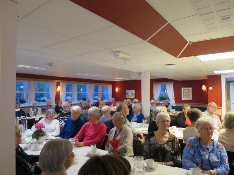 Det var over 80 på møtet i Songdalen Pensjonistforening.
