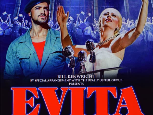 Reklame for Evita fra 2017
