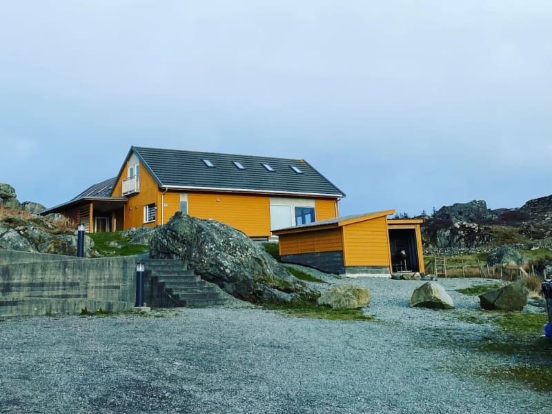 Turistforeningens hytte på Utsira - Nordvikgården