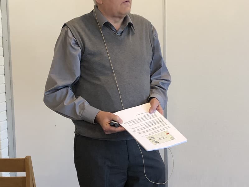 Svein Morten Olaussen holder foredrag om Milorg på Øyene