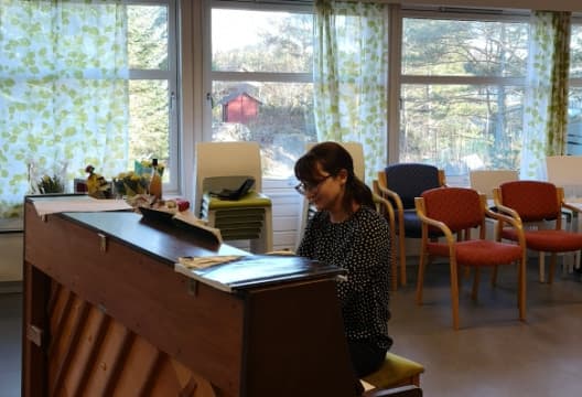 Nydelig musikk ved organist Irina Tarasova