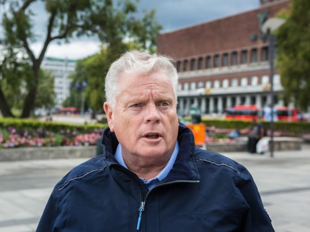 Forbundsleder Jan Davidsen  legger frem Pensjonistforbundet krav til trygdeoppgjøret. (Foto: Johnny Syversen)