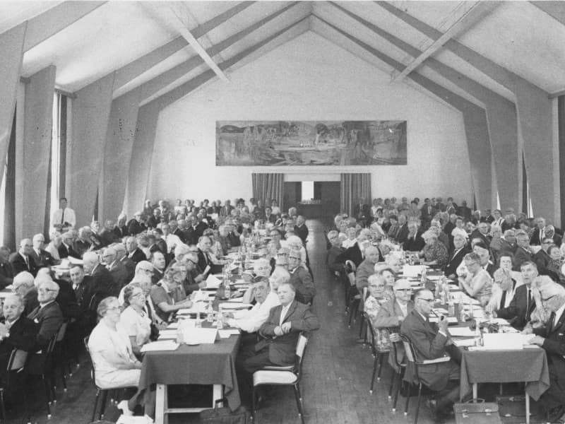 Under landsmøtet i 1969 var 226 personer benket i salen på Gjøvik Gård.